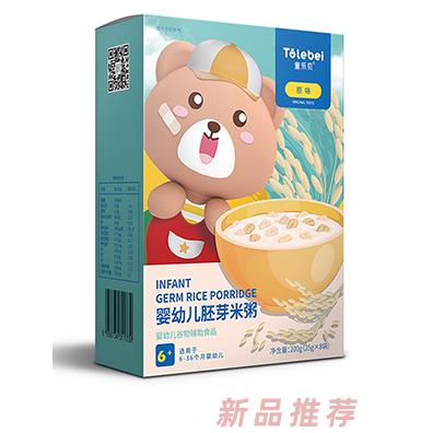 童樂貝嬰幼兒小米粥蘋果胚芽米粥原味小米粥牛肉輔食代理