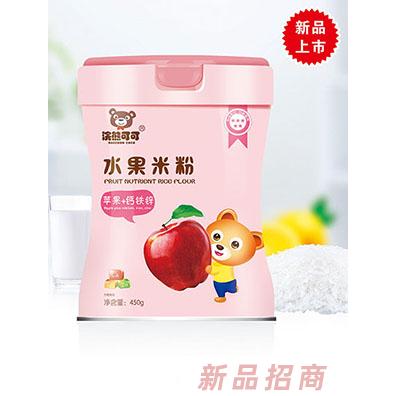 浣熊可可水果米粉-蘋果+鈣鐵鋅-香橙+益生元水果配方米粉