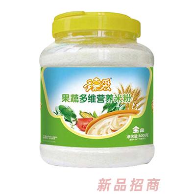 多嘉愛營養(yǎng)米粉桶裝果蔬多維胡蘿卜淮山薏米鐵鋅鈣多種口味沖調(diào)米粉