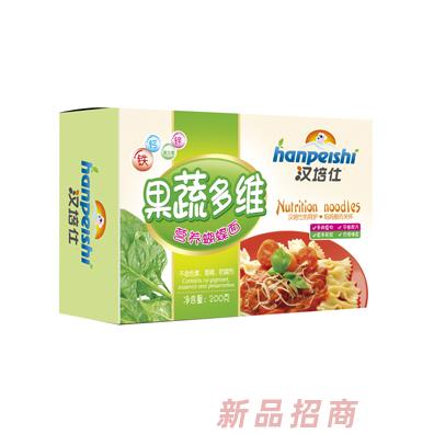 漢培仕機能高鈣營養(yǎng)珍珠面+果蔬多維營養(yǎng)蝴蝶夢+番茄牛肉營養(yǎng)顆粒面+菠菜海苔營養(yǎng)掛面