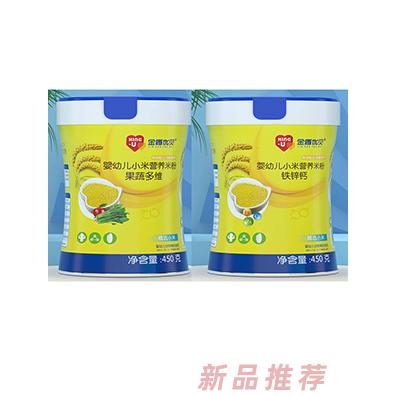 金盾優(yōu)貝嬰幼兒小米營養(yǎng)米粉 果蔬多維益生菌鐵鋅鈣輔食米粉招商代理