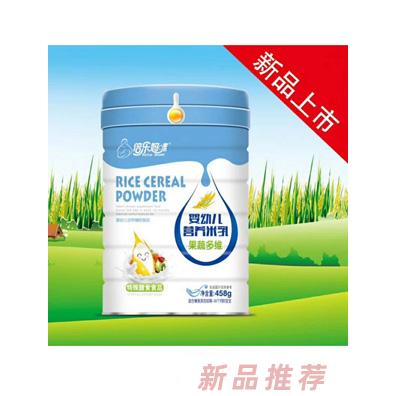 倍樂媽咪果蔬多維核桃蓮子鐵鋅鈣益生元多種口味嬰幼兒營(yíng)養(yǎng)米乳罐裝