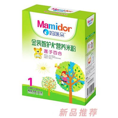 媽咪朵智護蓮子百合A大骨蔬菜A淮山薏米A益生元護腸A營養(yǎng)米粉盒裝