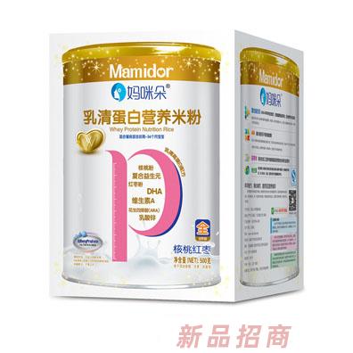 媽咪朵核桃紅棗果蔬多維活性益生元護暢雙歧因子鐵鋅鈣乳清蛋白營養(yǎng)米粉盒裝