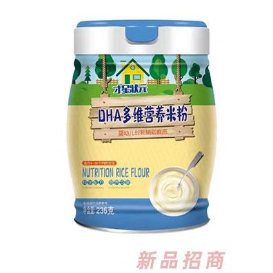 才星狀元DHA多維高鐵營養(yǎng)米粉罐裝236g