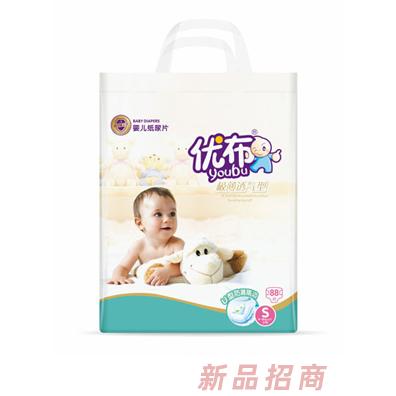 優(yōu)布極薄透氣型紙尿片瞬吸鎖水親膚透氣干爽無(wú)異味尿不濕
