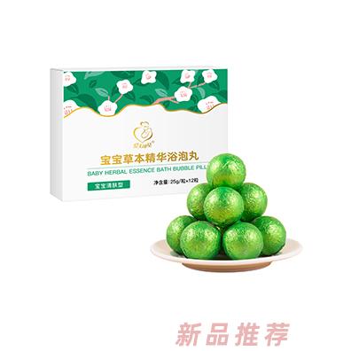 愛無可及寶寶草本精華浴泡丸（清膚型）清涼爽身防痱舒膚小兒藥浴