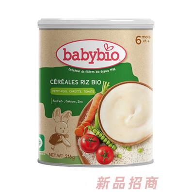 伴寶樂有機嬰幼兒混合蔬菜大米米粉