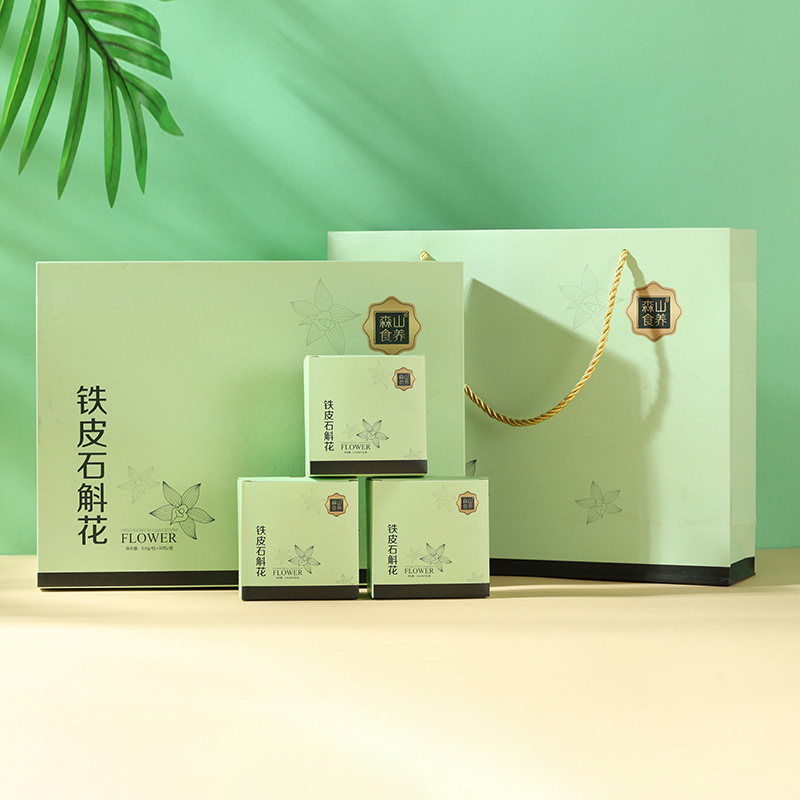 森山食養(yǎng)牌鐵皮石斛花0.6g*30包禮盒裝OEM代加工