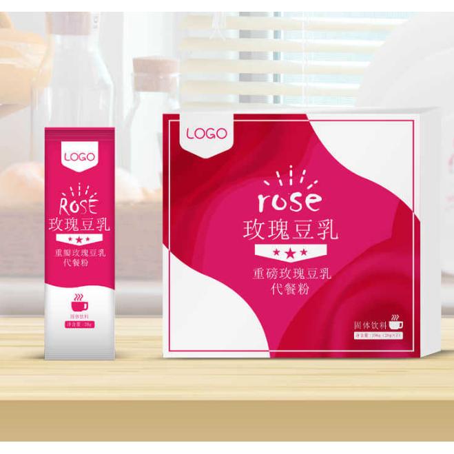 玫瑰豆乳代餐粉oem貼牌代工