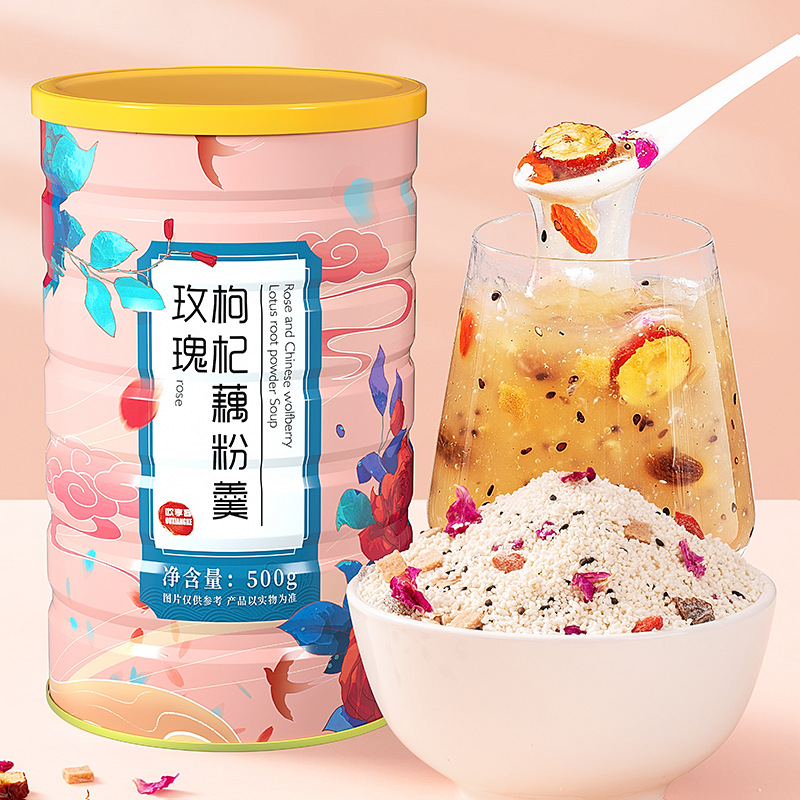歐享客序木堂玫瑰枸杞藕粉羹oem代工
