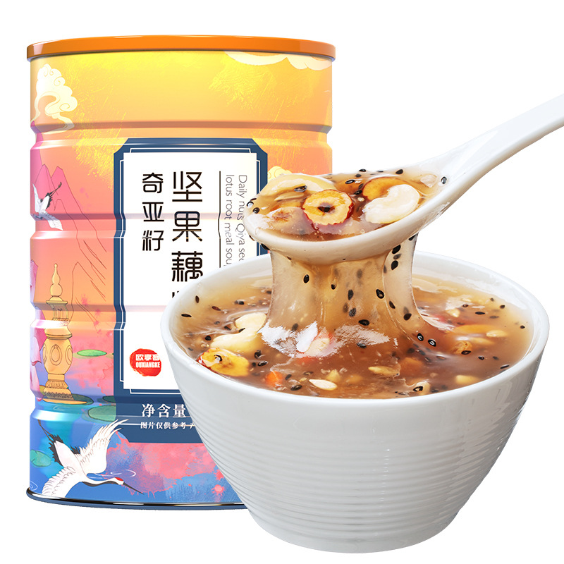 歐享客序木堂奇亞籽堅(jiān)果水果藕粉oem代工