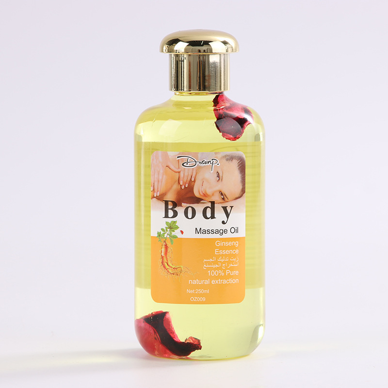 外貿(mào)玫瑰肩頸按摩精油 補水濕潤橄欖植物護(hù)膚 推背滋潤護(hù)理精華液OEM代加工