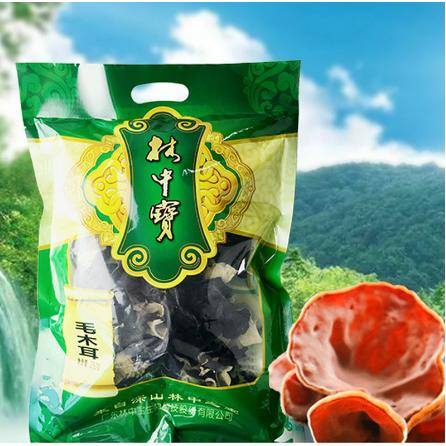 林中寶250g白背黑木耳干貨片OEM貼牌代工