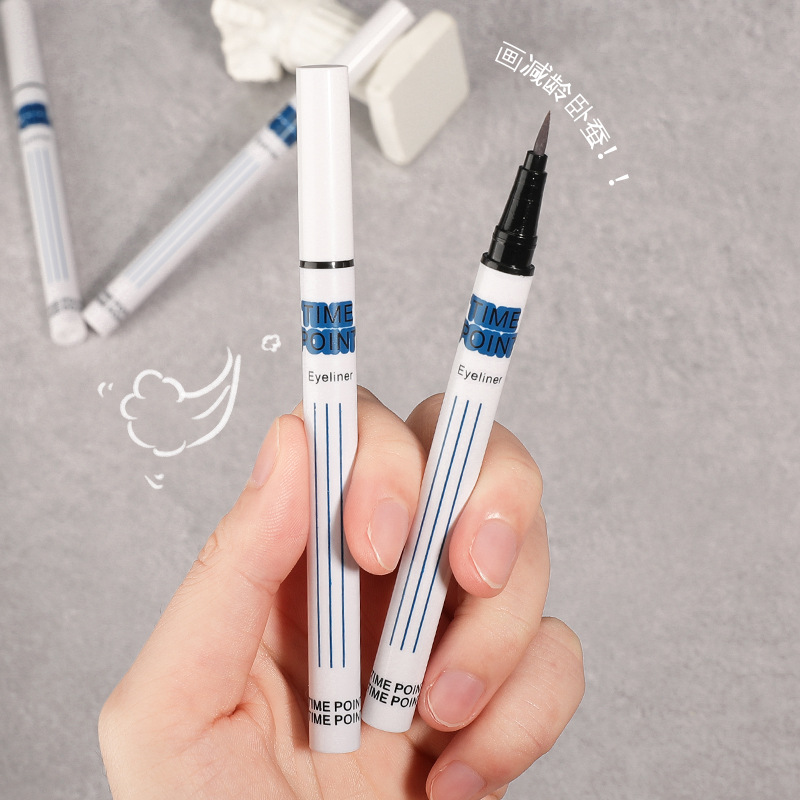 TIME POINT液體臥蠶陰影筆下至加深勾勒眼線液速干兩用防水學(xué)生女OEM代加工