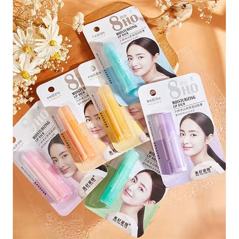 八杯水潤唇膏保濕補水滋潤無色學生款護唇女士唇膏學生多種味批發(fā)OEM代加工