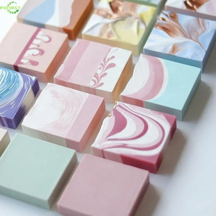 鉑菲斯彩虹精油皂漸變色皂oem代加工