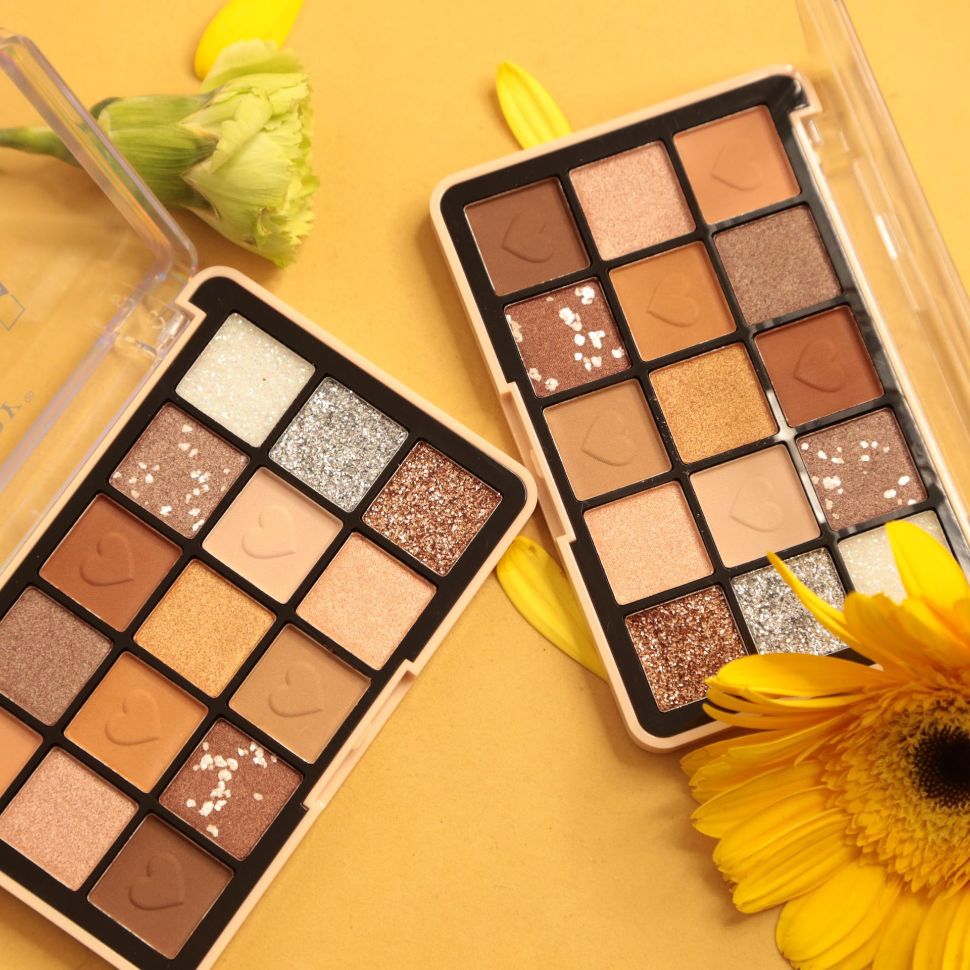 anylady15色diy眼影啞光撒花微閃眼影拼盤批發(fā)工廠生產(chǎn)OEM代加工