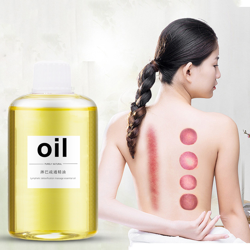 淋巴疏通按摩油 開背刮痧疏通結(jié)節(jié)精油 通絡(luò)散結(jié)美容院專用藥油OEM代工廠