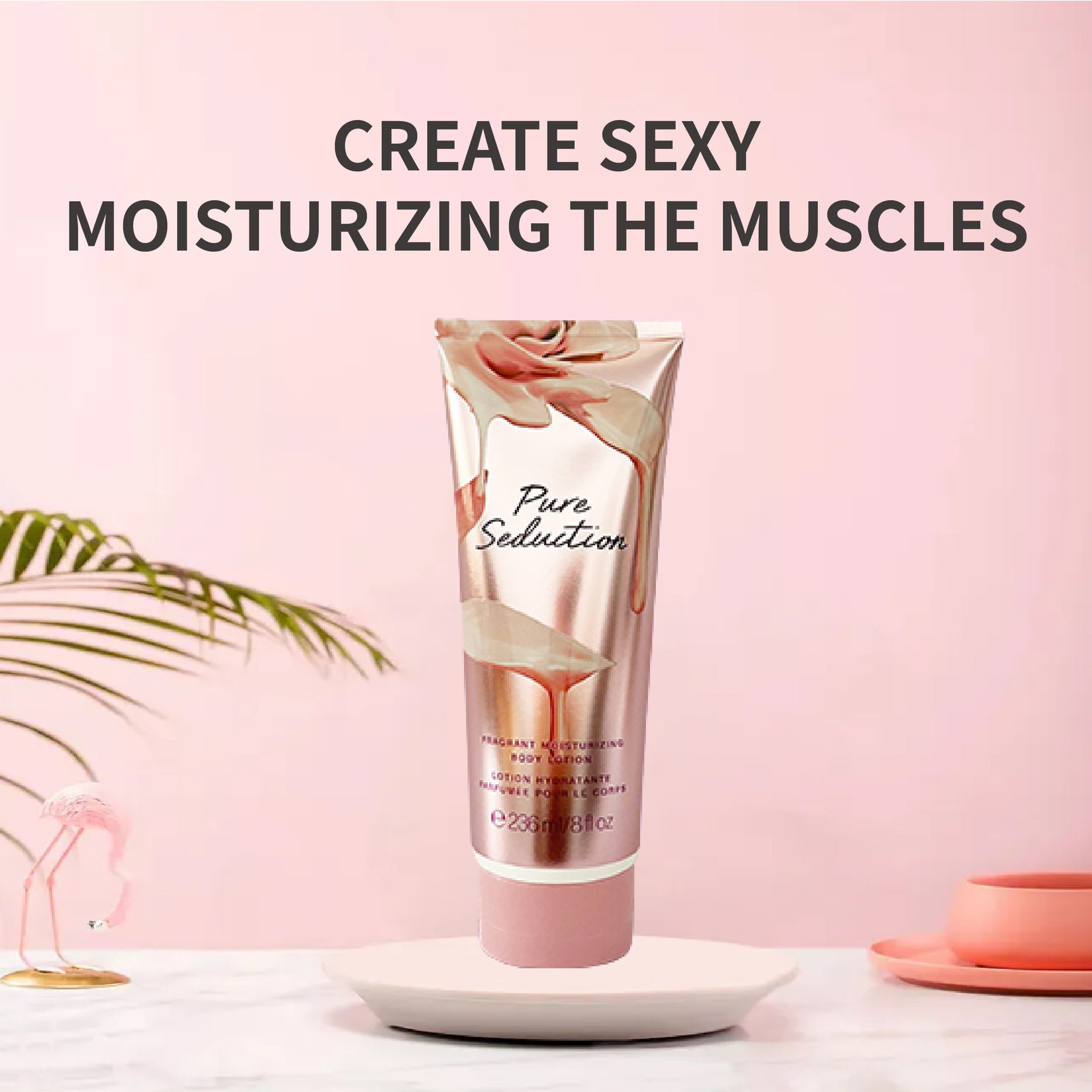 跨境香氛身體乳保濕補水滋潤肌膚不油膩清香持久英文包裝身體乳霜OEM代加工