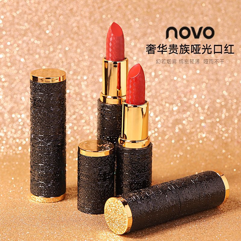 NOVO5312奢華貴族啞光口紅絲絨霧面滋潤(rùn)OEM代工廠
