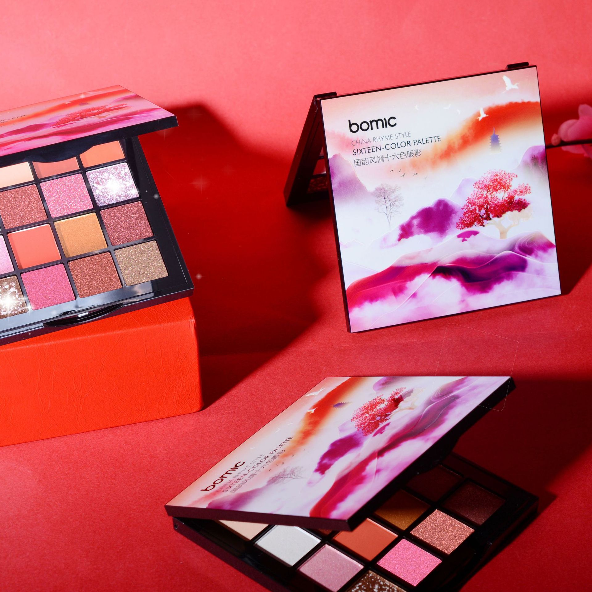 柏美姿國韻風(fēng)情十六色眼影OEM代加工