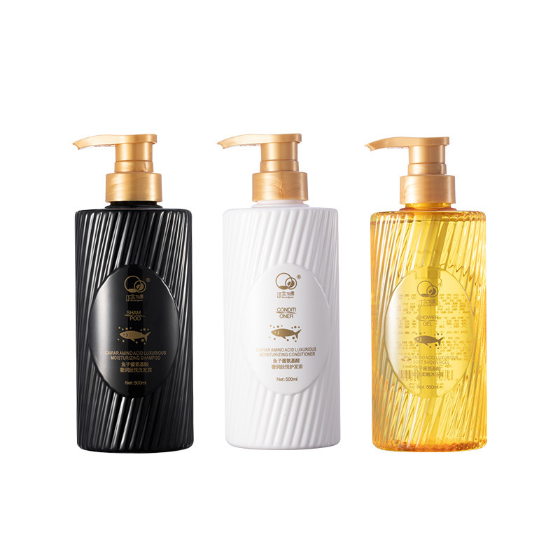 魚(yú)子醬洗發(fā)水沐浴露護(hù)發(fā)素套裝OEM代加工