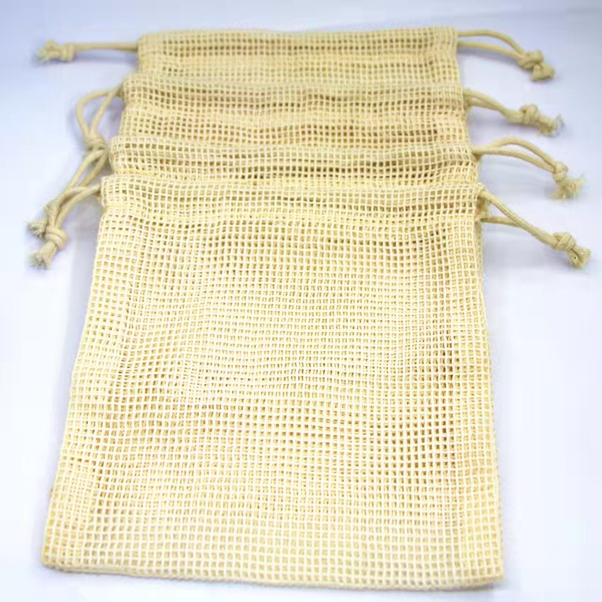 跨境亞馬遜熱銷蔬菜水果超市購物袋全棉可降解棉布袋廠家貨源批發(fā)OEM代加工