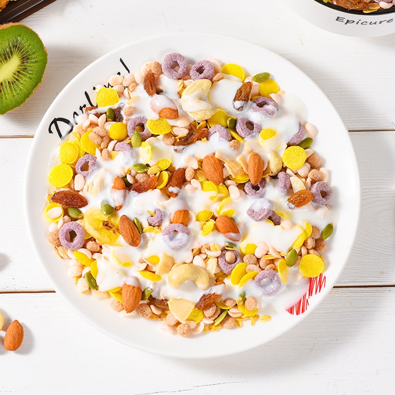 便攜早餐代餐牛奶沖泡堅(jiān)果水果谷物麥片OEM代加工