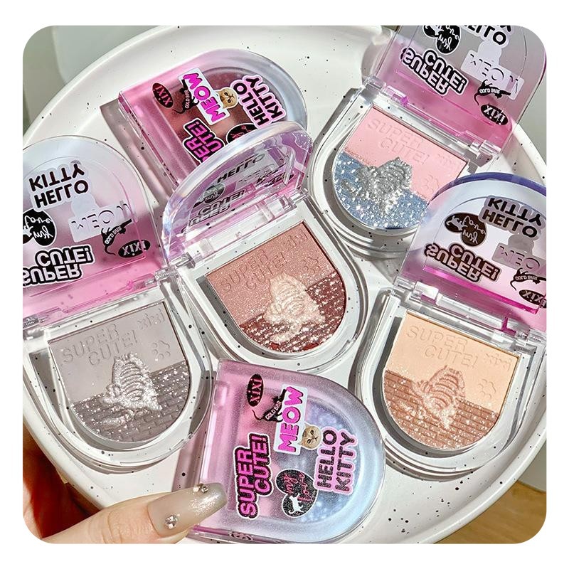 xixi古德貓寧三色眼影盤oem代加工