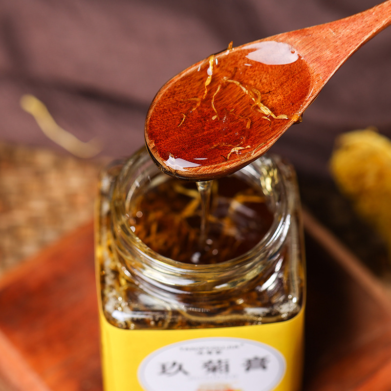 菊花蜂蜜玖菊膏傳統(tǒng)手工古法熬制濃縮養(yǎng)生滋補膏滋可批發(fā)一件代發(fā)OEM代加工