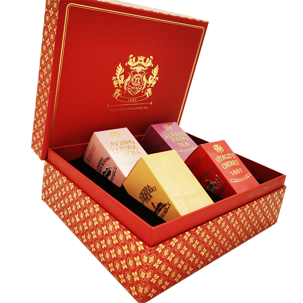 果茶花茶組合批發(fā)喜茶葉伴手禮OEM代加工