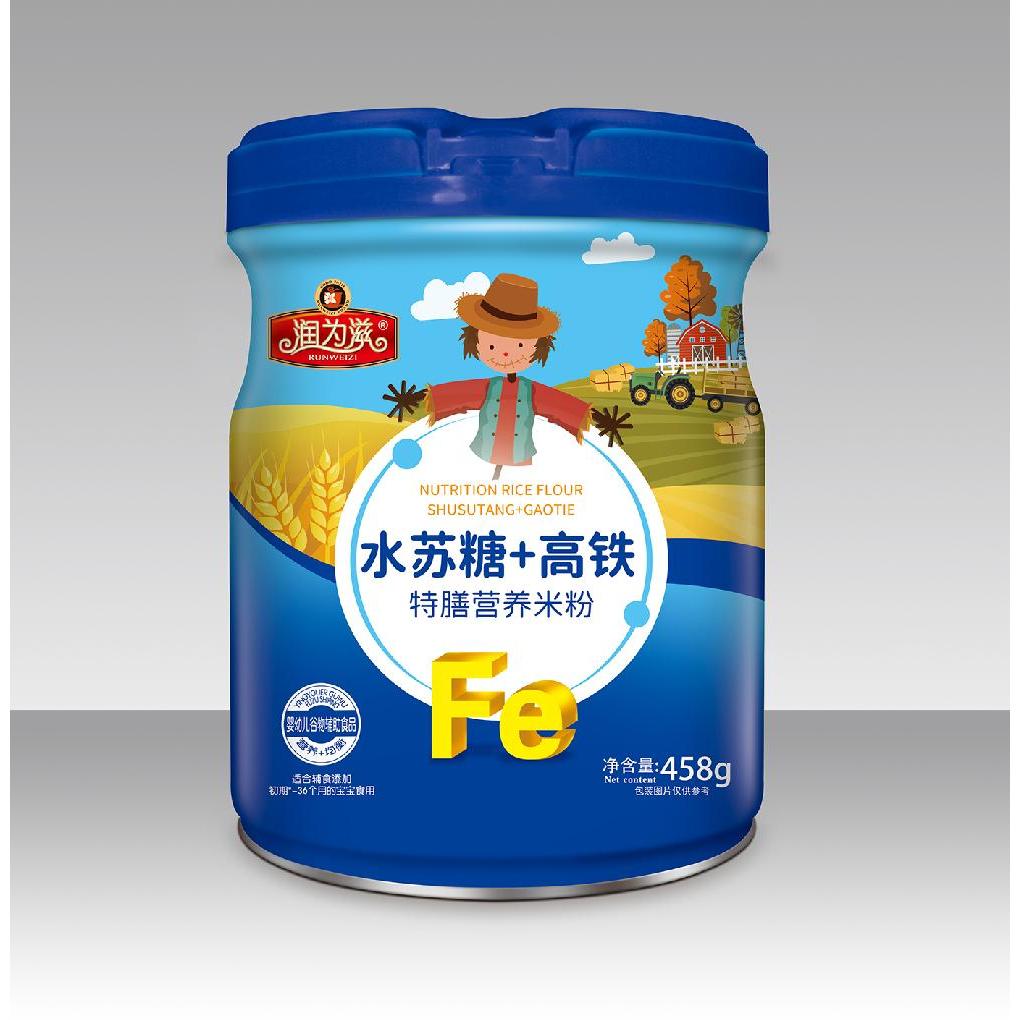 嬰幼兒營(yíng)養(yǎng)米粉-水蘇糖+高鐵OEM代加工