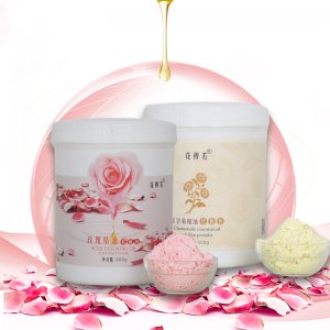 涂抹面膜500克裝洋甘菊面膜粉修護(hù)屏障美容院玫瑰精油保濕 軟膜粉