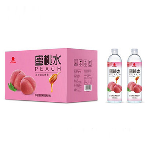 北大荒集團(tuán)蜜桃水水蜜桃味果味飲料510mlx24瓶.jpg