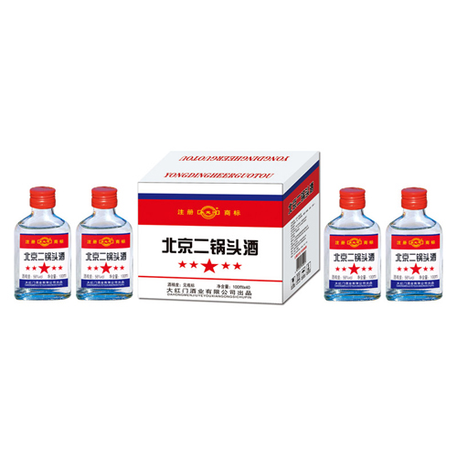 大紅門永定河北京二鍋頭酒56°100ml×40清香型白酒.jpg