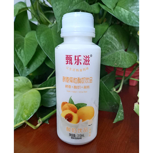 甄樂(lè)滋酵素果粒酸奶飲品 黃桃310ml.jpg