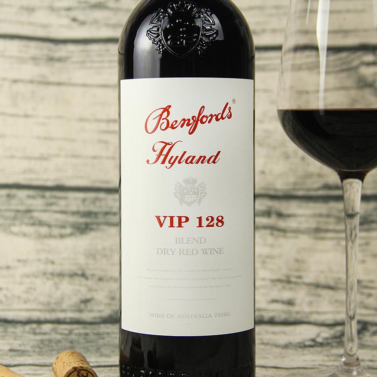 奔富海蘭VIP128 干紅葡萄酒 干型紅酒混釀750ml2.jpg