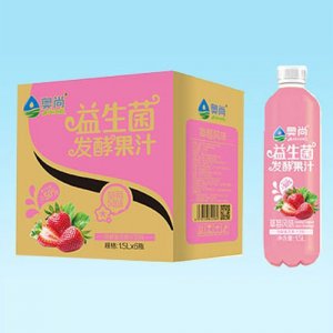奧尚益生菌發(fā)酵草莓汁1.5L6瓶