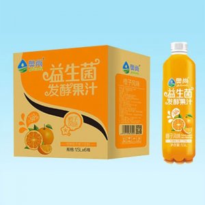 奧尚益生菌發(fā)酵橙汁1.5L6瓶