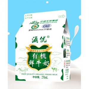 涌優(yōu)270ml 有機(jī)鮮牛奶